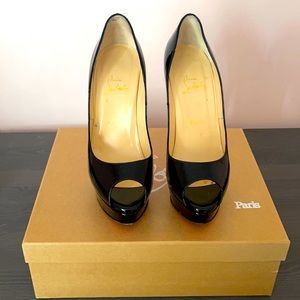 Christian Louboutin Lady Peep 150 Patent size 40